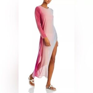 NWT Peixoto Desert Sunset Gemma Ombre Mesh Swim Cover Up Dress‎ Size XS